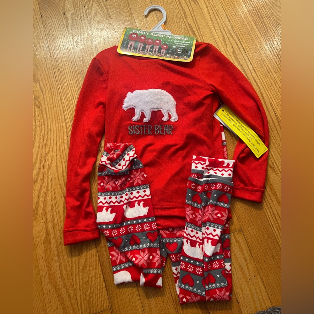 Sister bear super soft pajama set
